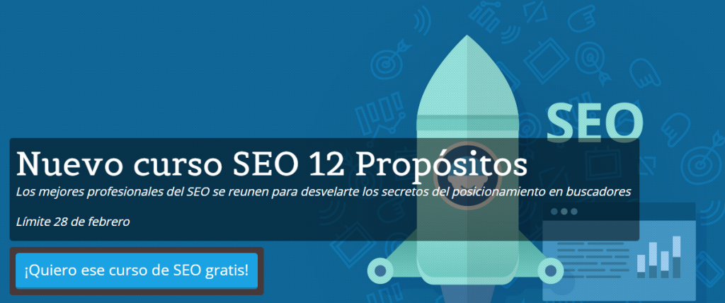 Landing page cohete