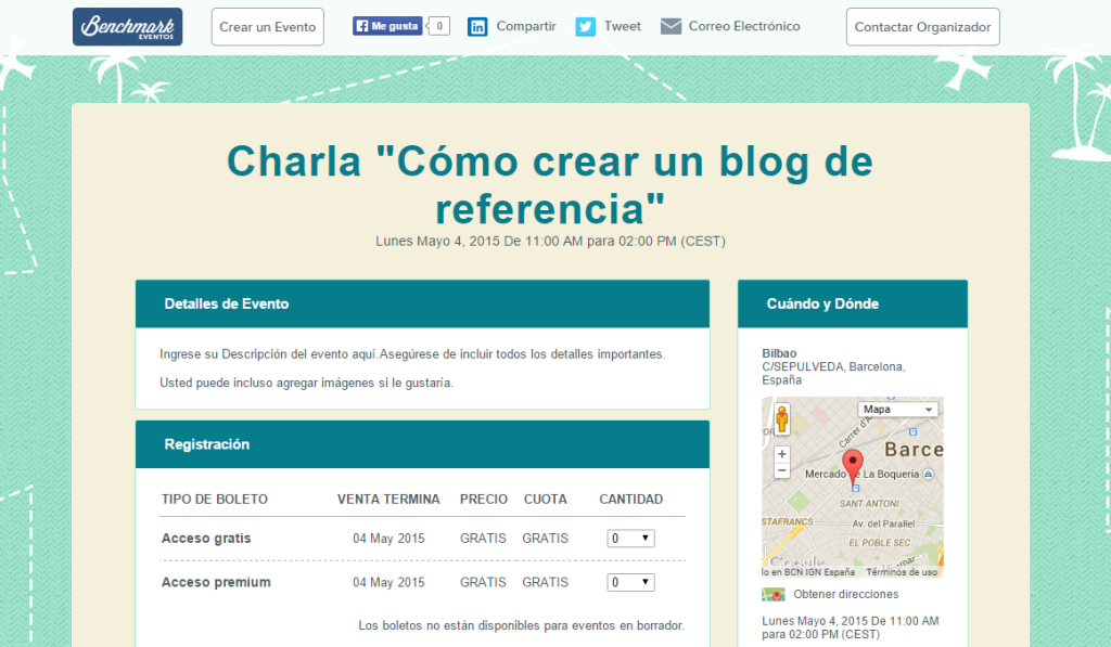 Eventos Benchmark